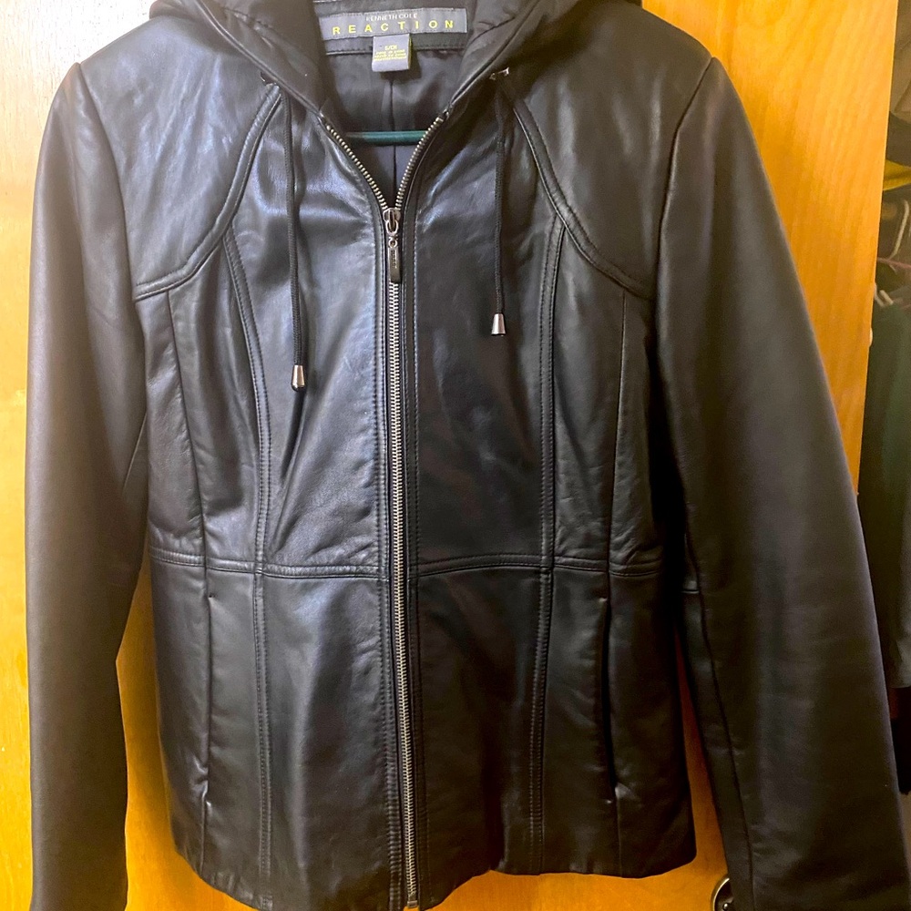 Kenneth Cole Reaction Leather Jacket